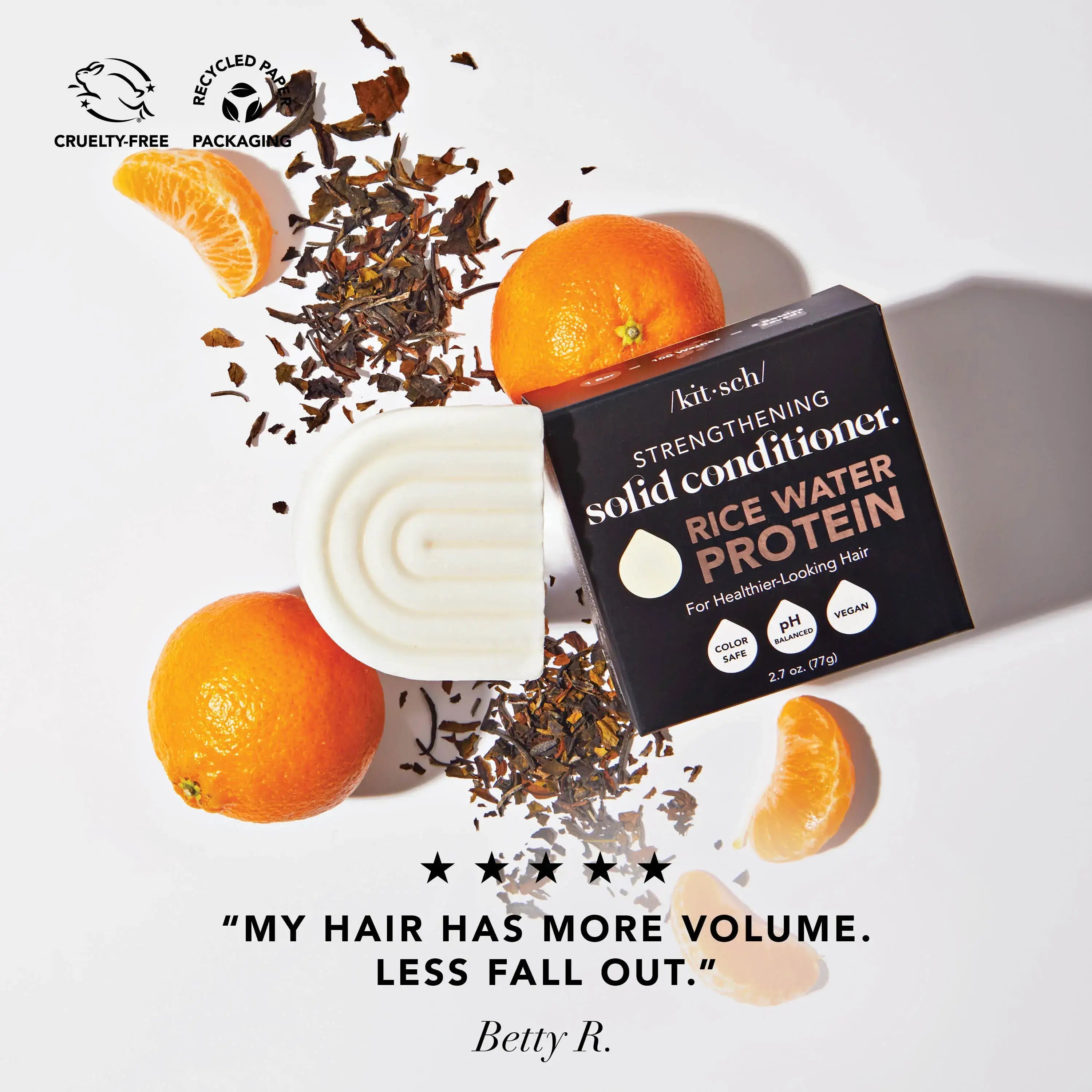 Rice Water Conditioner Bar - Hair Growth - The Plastic Free Co.